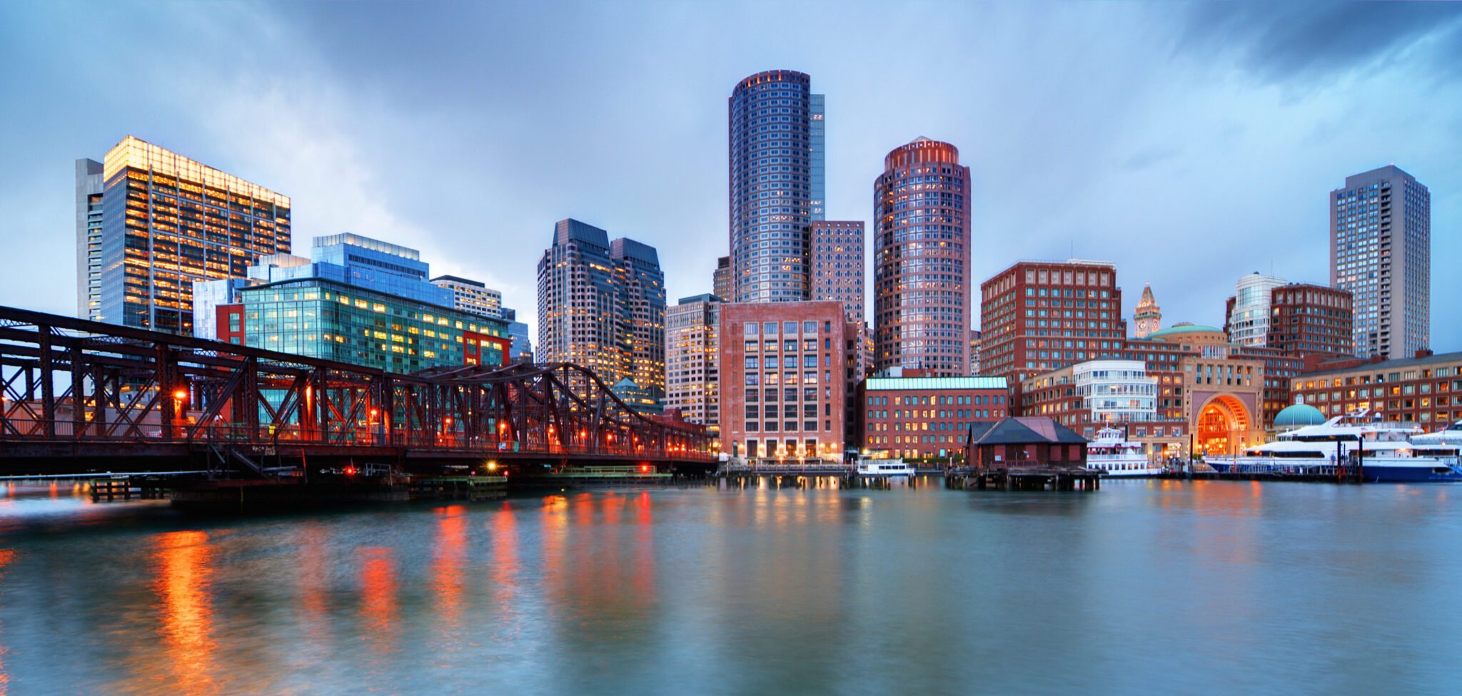 Skyline,Of,Downtown,Boston,From,The,Pier